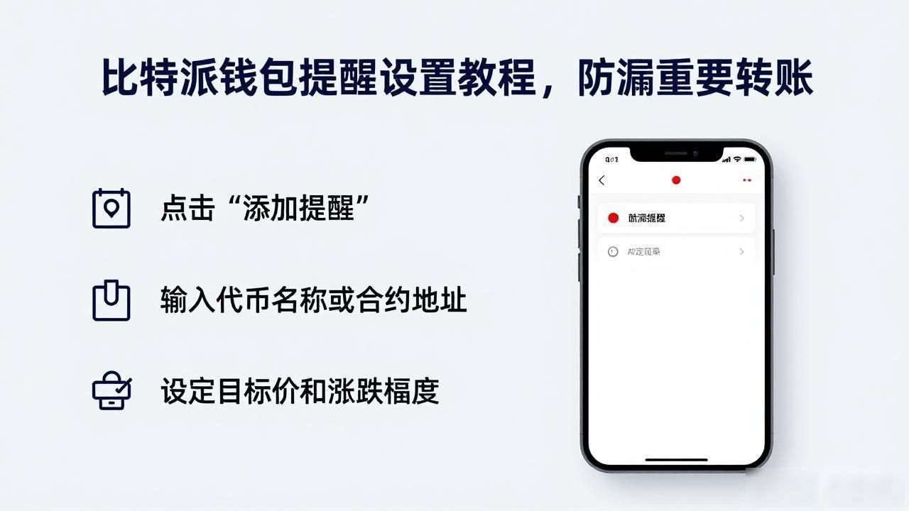 比特派钱包提醒设置教程，防漏重要转账