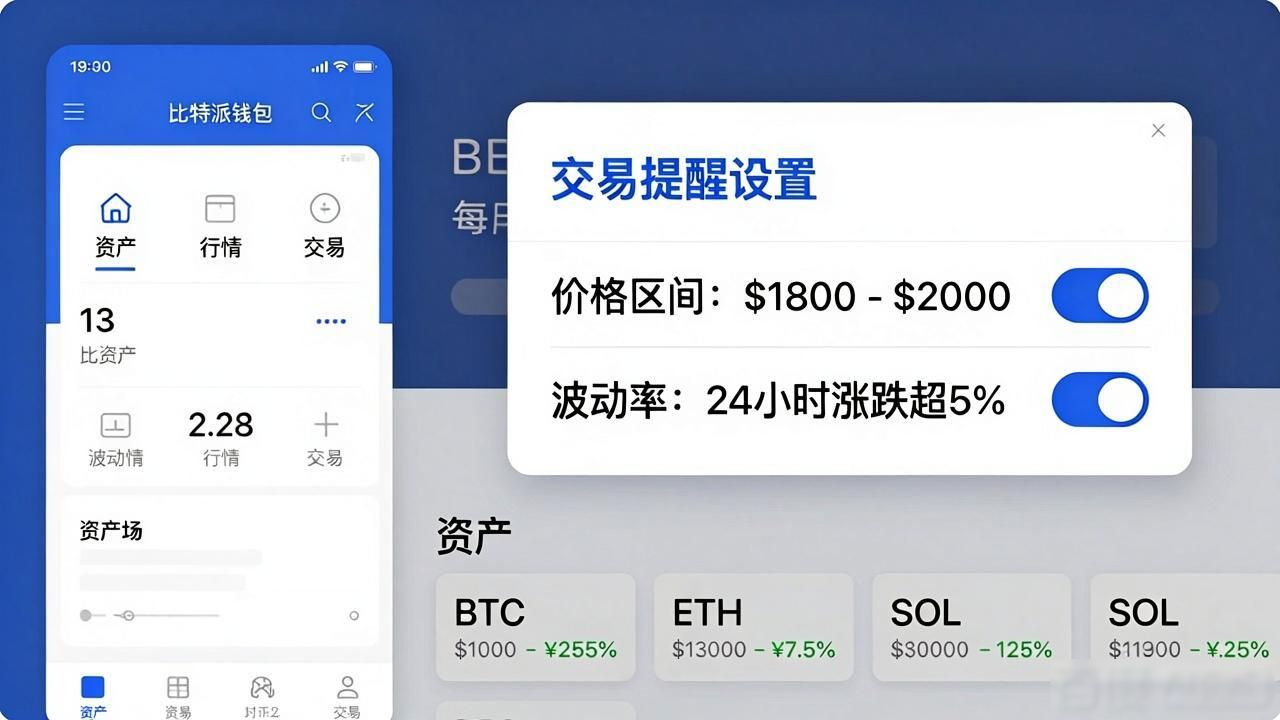 比特派钱包定时交易提醒设置教程