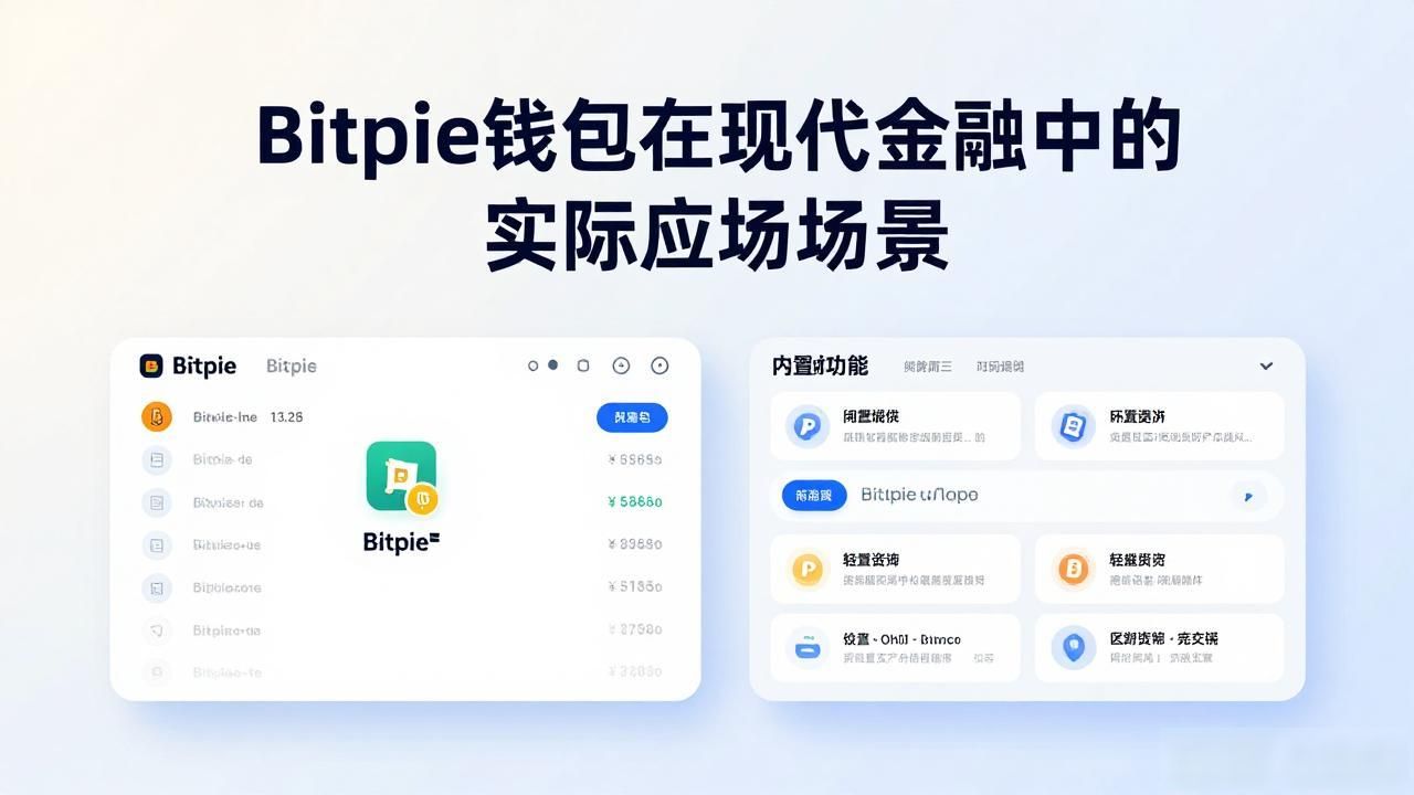 Use Cases for Bitpie Wallet in Modern Financial Ecosystems Bitpie钱包在现代金融中的实际应用场景