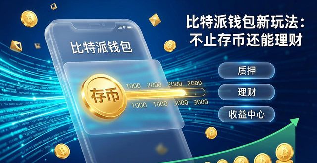 比特派钱包新玩法：不止存币还能理财
