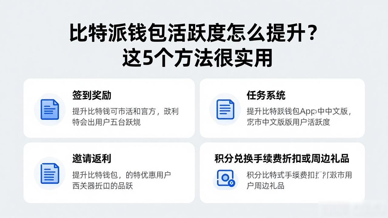 比特派钱包活跃度怎么提升？这5个方法很实用