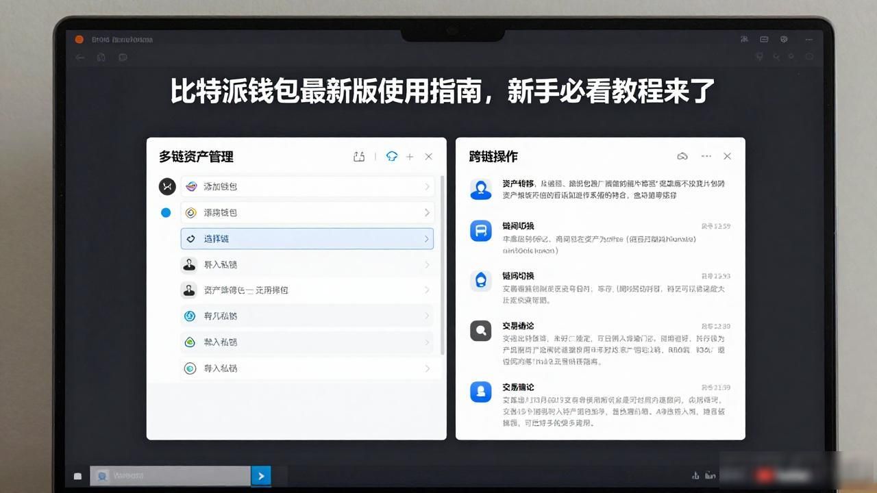 比特派钱包最新版使用指南，新手必看教程来了
