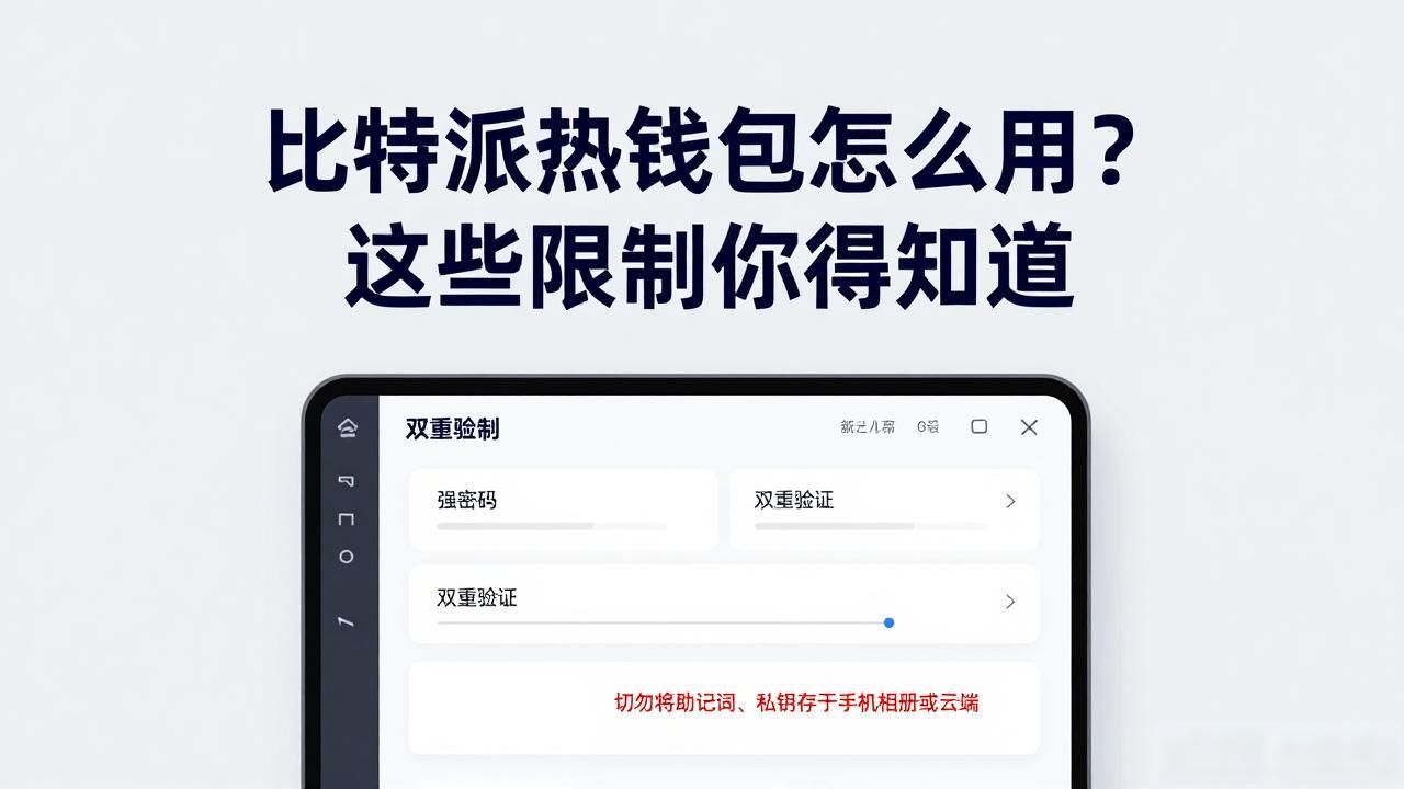 比特派热钱包怎么用？这些限制你得知道