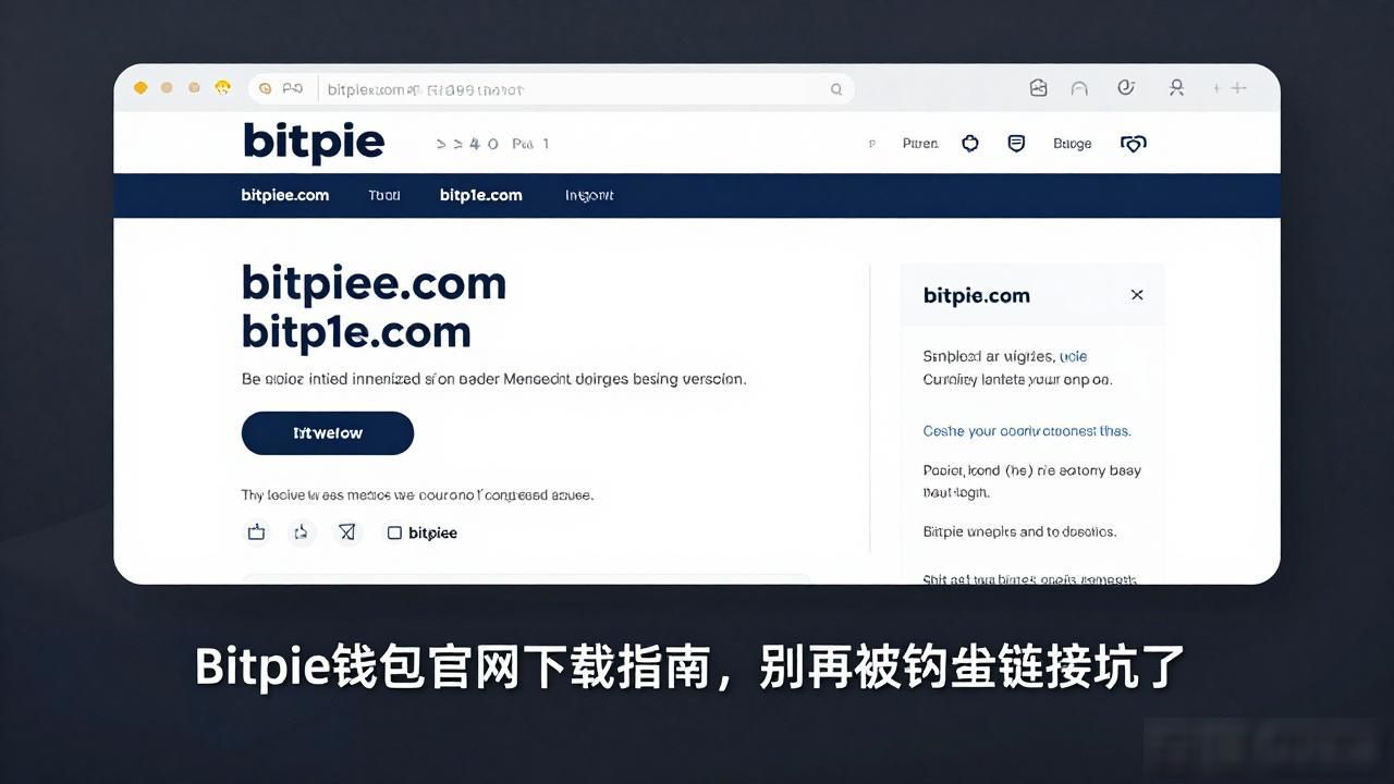 Bitpie钱包官网下载指南，别再被钓鱼链接坑了
