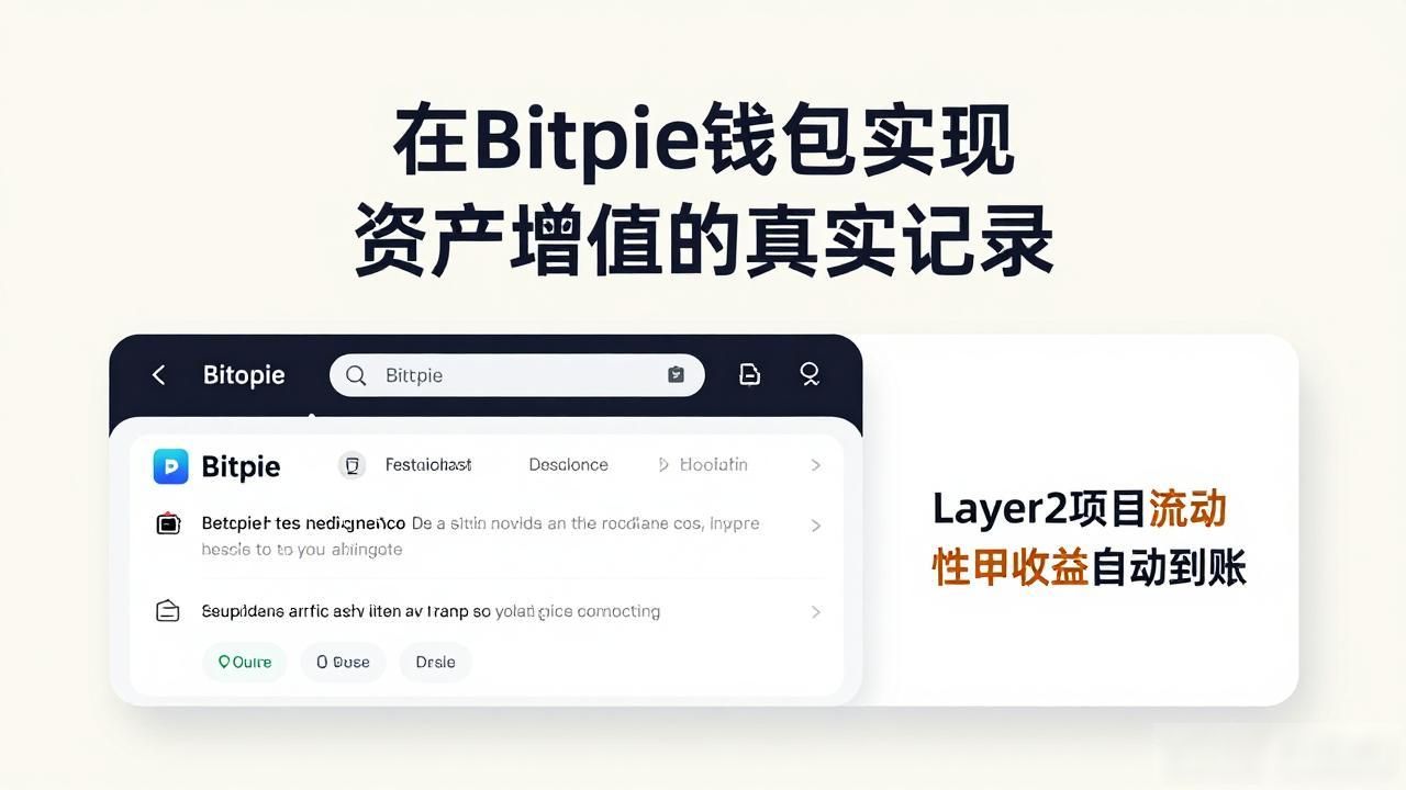 在Bitpie钱包实现资产增值的真实记录