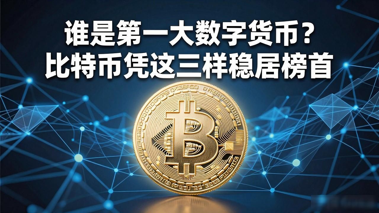 谁是第一大数字货币？比特币凭这三样稳居榜首
