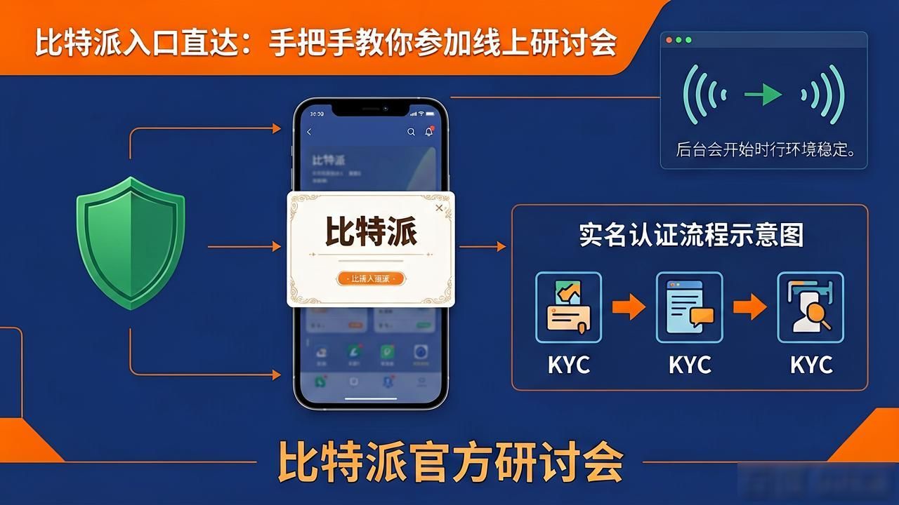 比特派入口直达：手把手教你参加线上研讨会