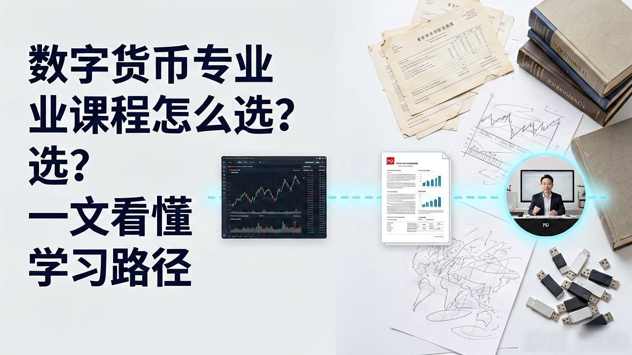 数字货币专业课程怎么选？一文看懂学习路径