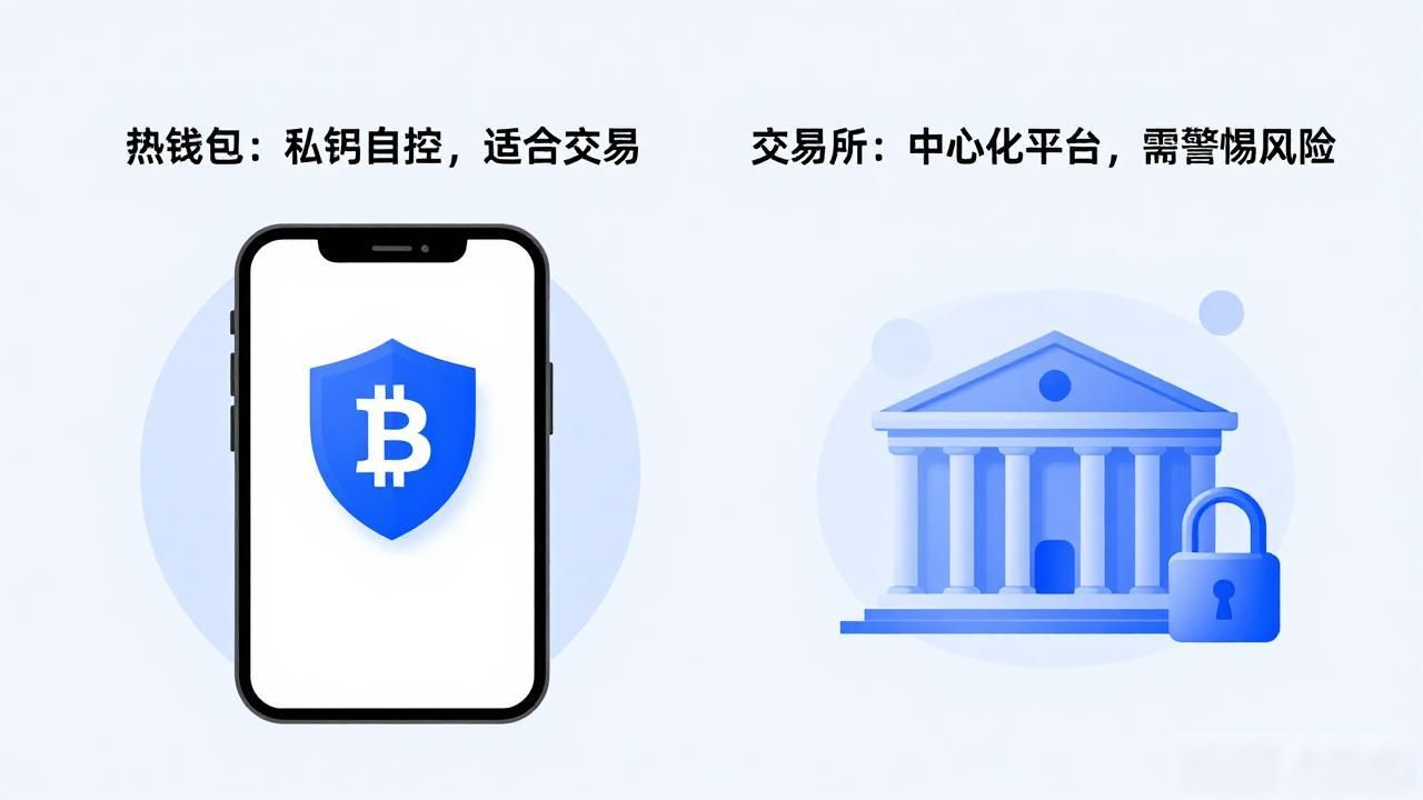 加密货币放交易所还是钱包？安全存储全攻略
