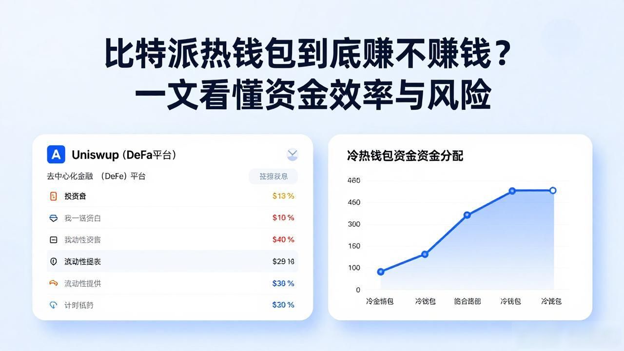 比特派热钱包到底赚不赚钱？一文看懂资金效率与风险