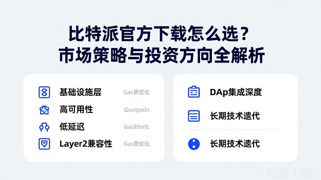 比特派官方下载怎么选？市场策略与投资方向全解析