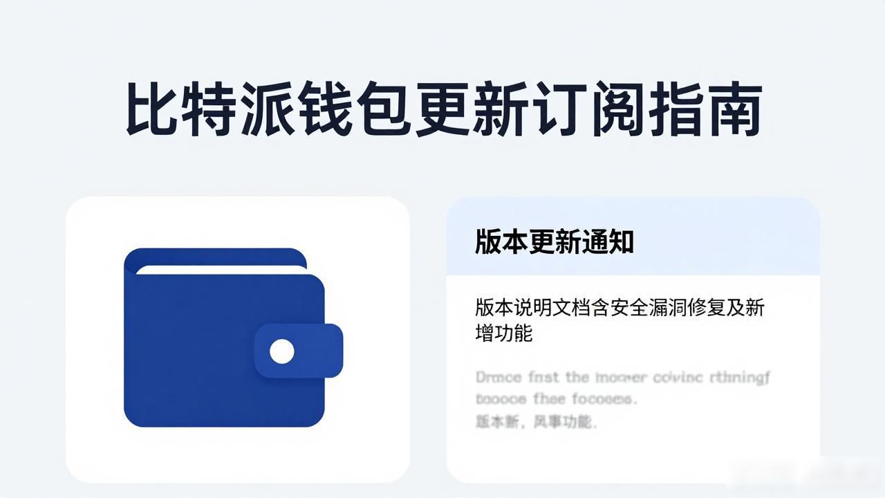 比特派钱包更新订阅指南