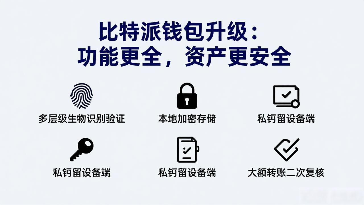 比特派钱包升级：功能更全，资产更安全