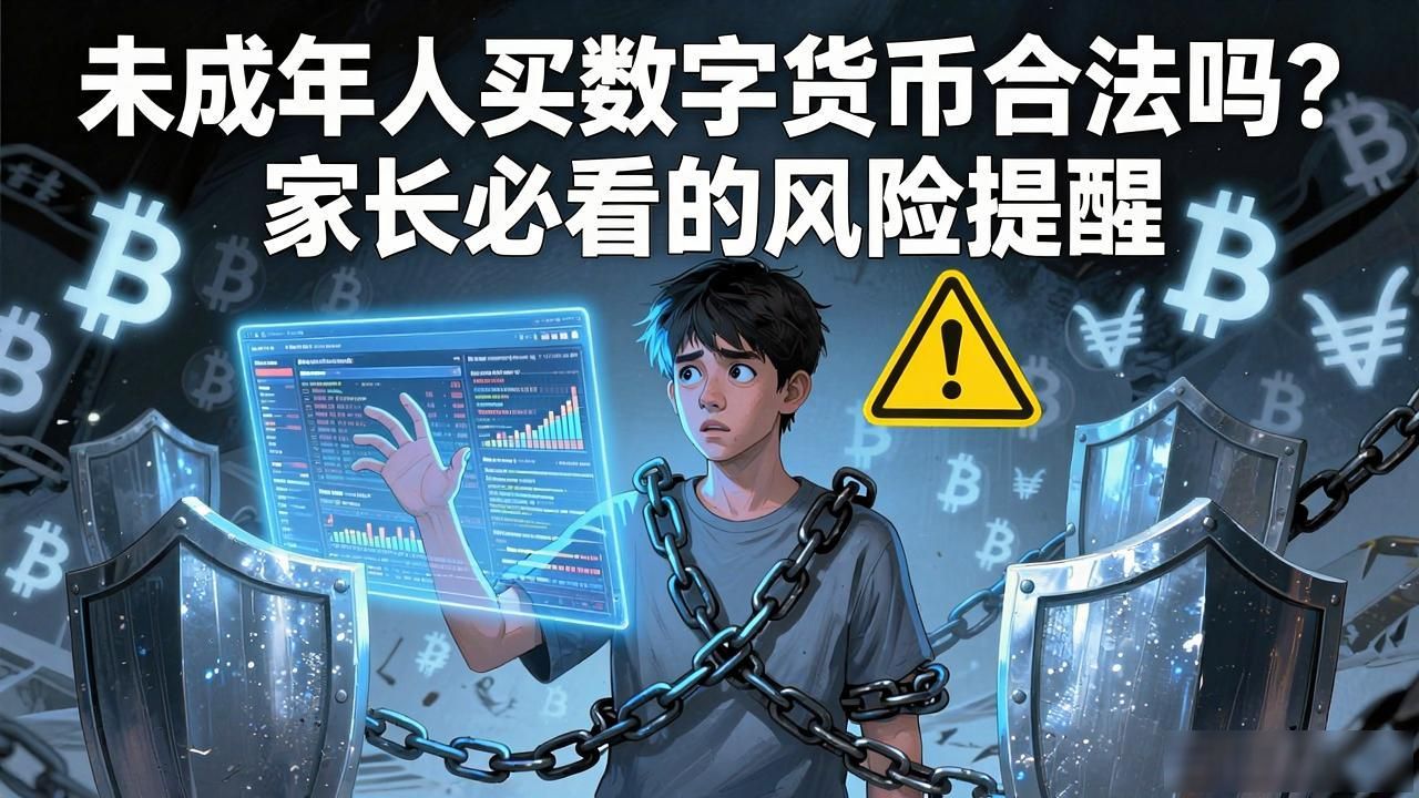 未成年人买数字货币合法吗？家长必看的风险提醒