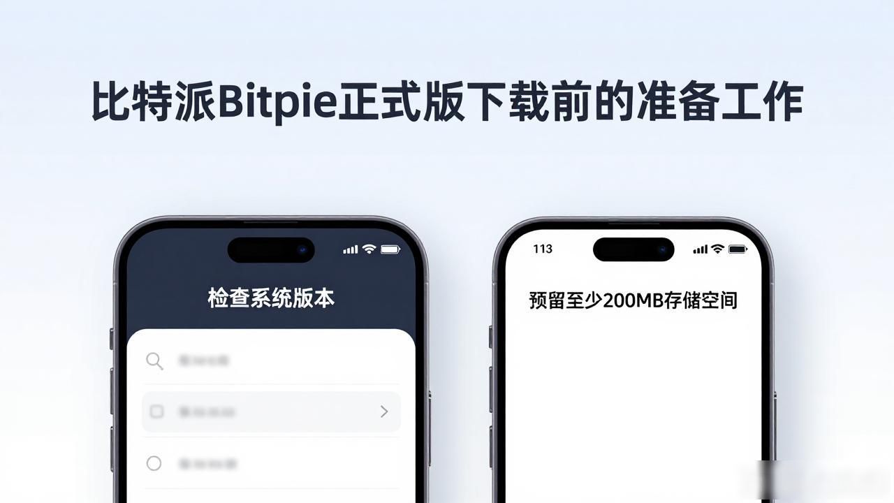 比特派Bitpie正式版下载前的准备工作