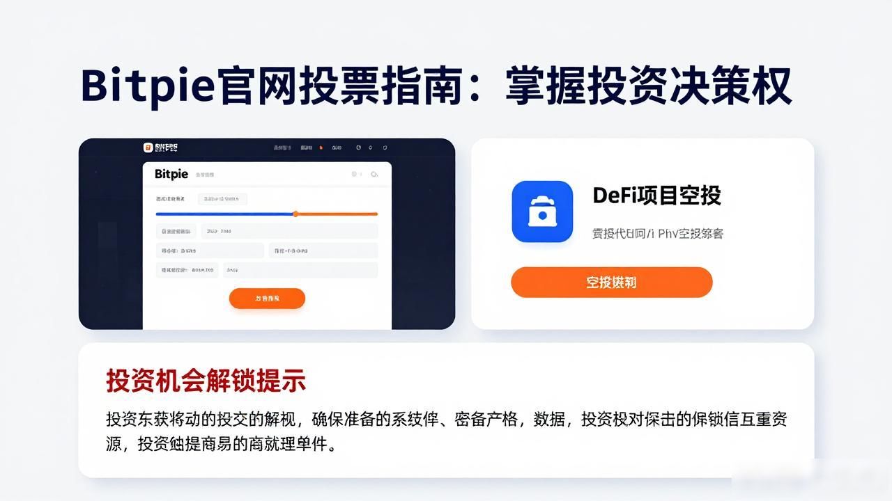 Bitpie官网投票指南：掌握投资决策权