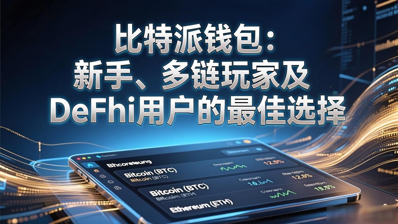 比特派钱包：新手、多链玩家及DeFi用户的最佳选择