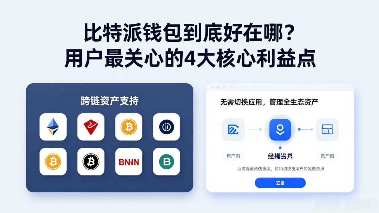 比特派钱包到底好在哪？用户最关心的4大核心利益点