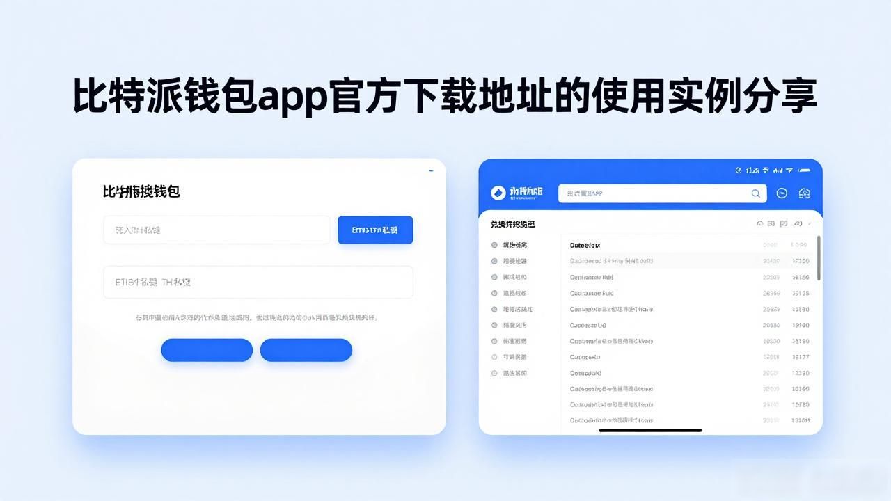 比特派钱包app官方下载地址的使用实例分享