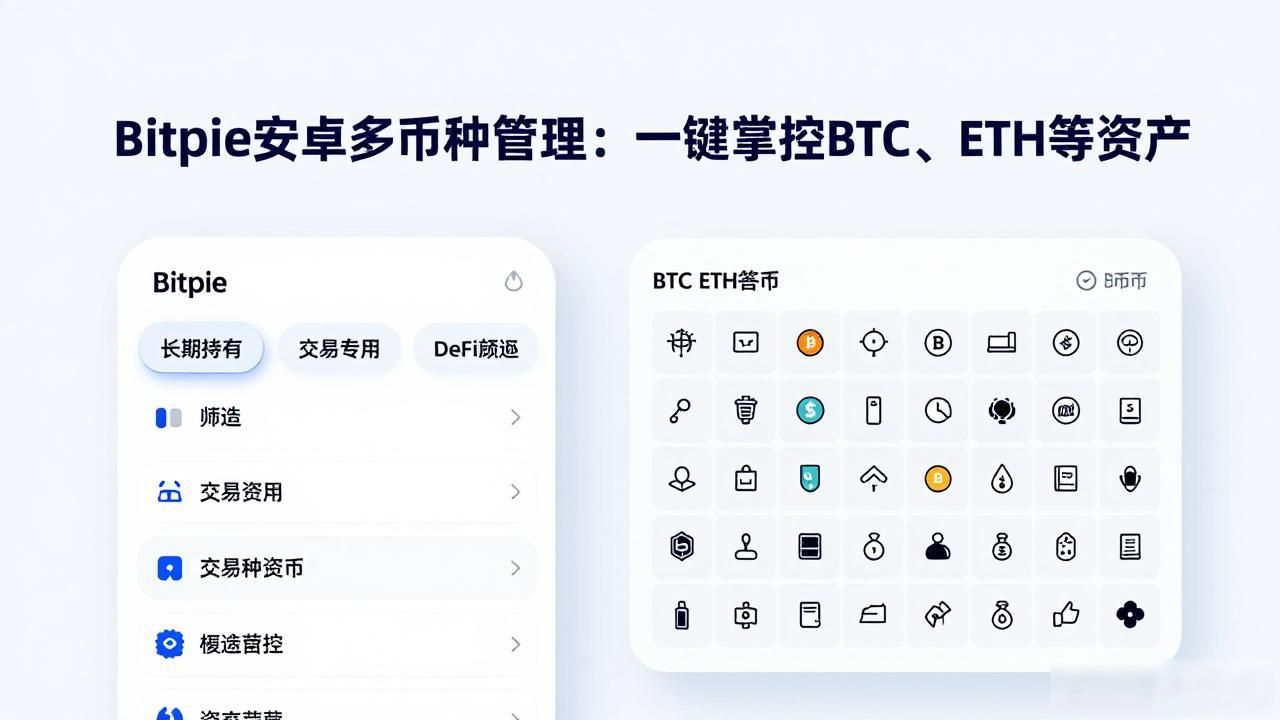 Bitpie安卓多币种管理：一键掌控BTC、ETH等资产