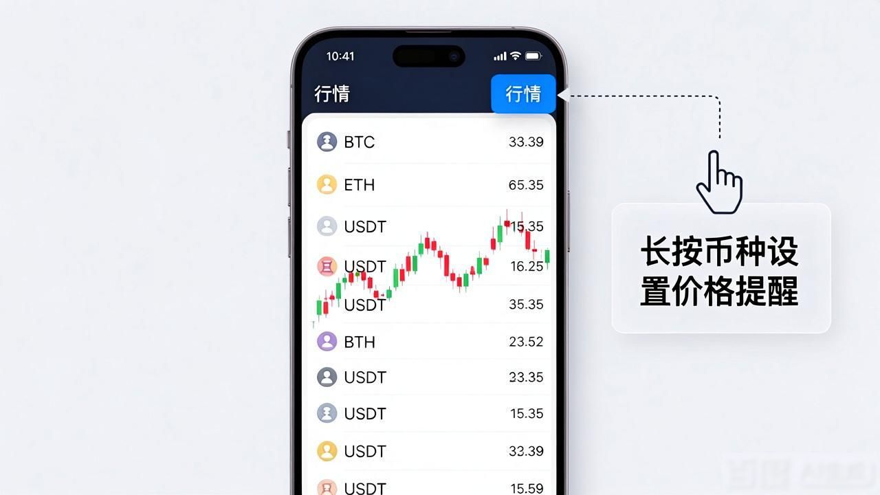 比特派钱包看资产走势教程