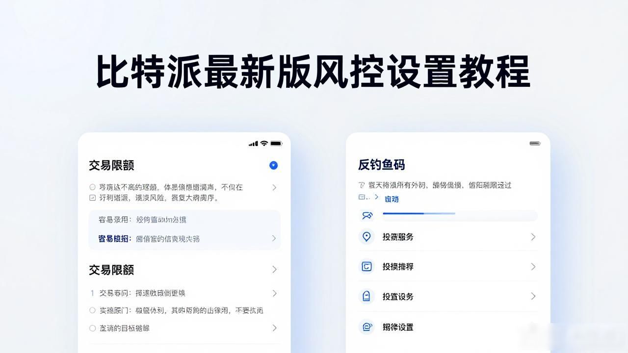比特派最新版风控设置教程