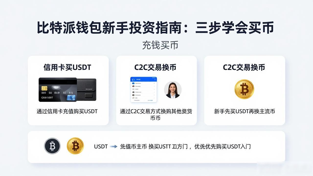 比特派钱包新手投资指南：三步学会买币