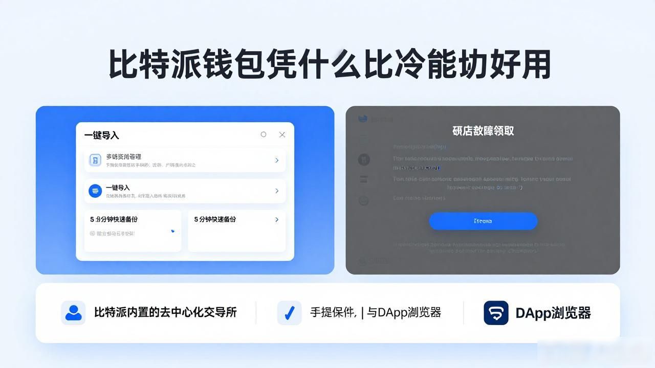 比特派钱包凭什么比冷钱包好用