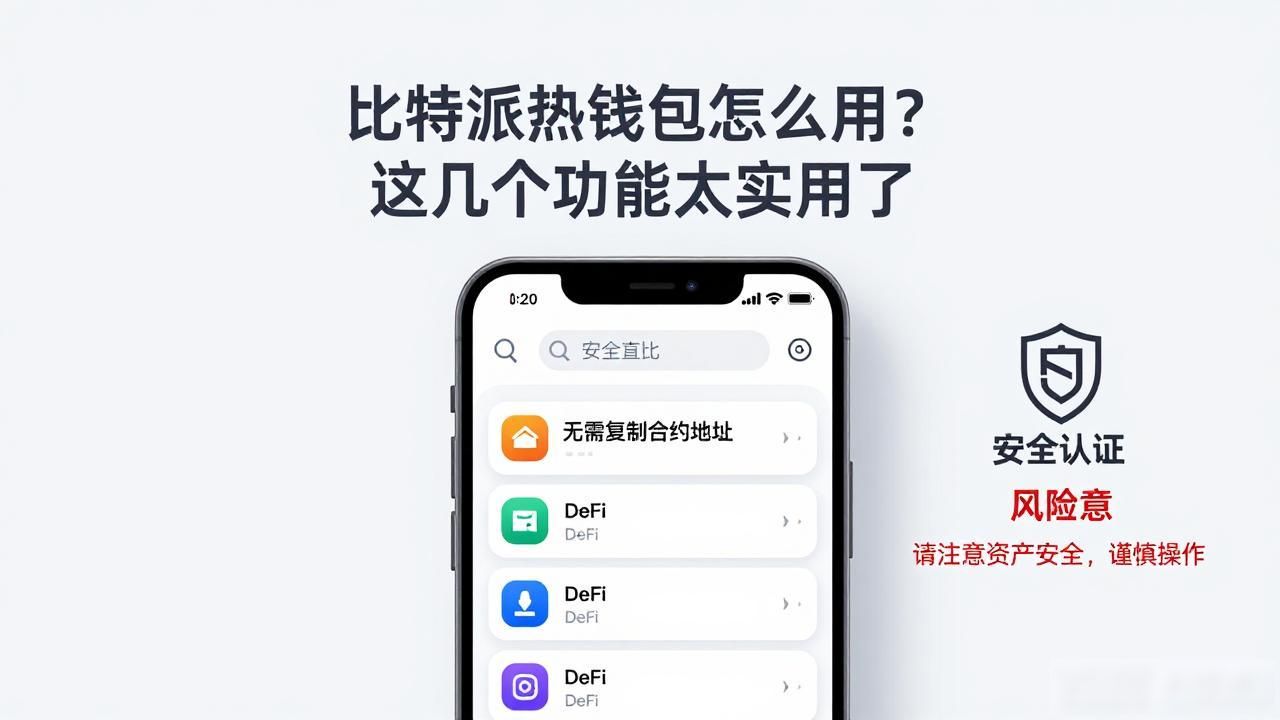 比特派热钱包怎么用？这几个功能太实用了