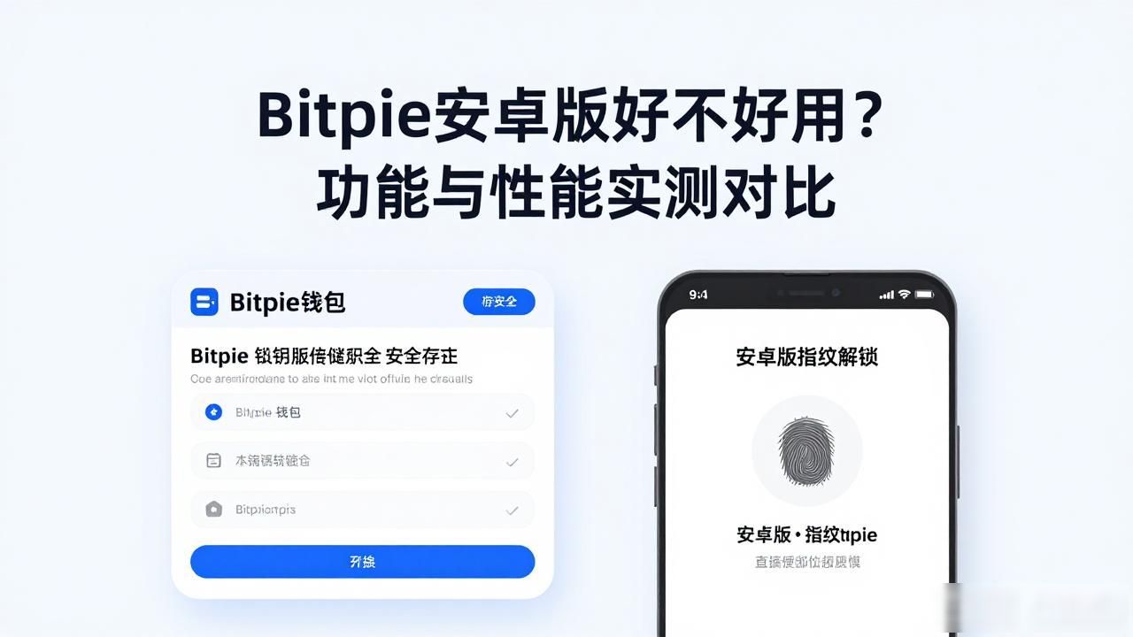 Bitpie安卓版好不好用？功能与性能实测对比