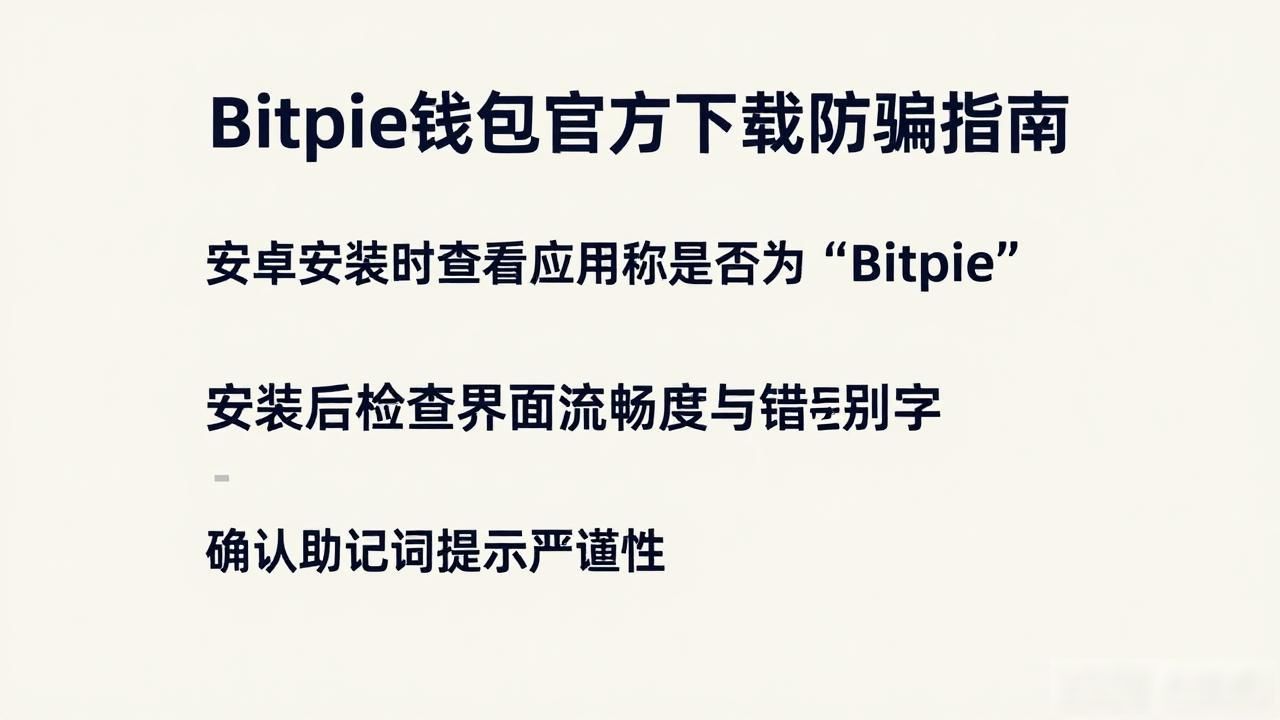 Bitpie钱包官方下载防骗指南