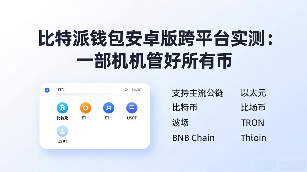 比特派钱包安卓版跨平台实测：一部手机管好所有币