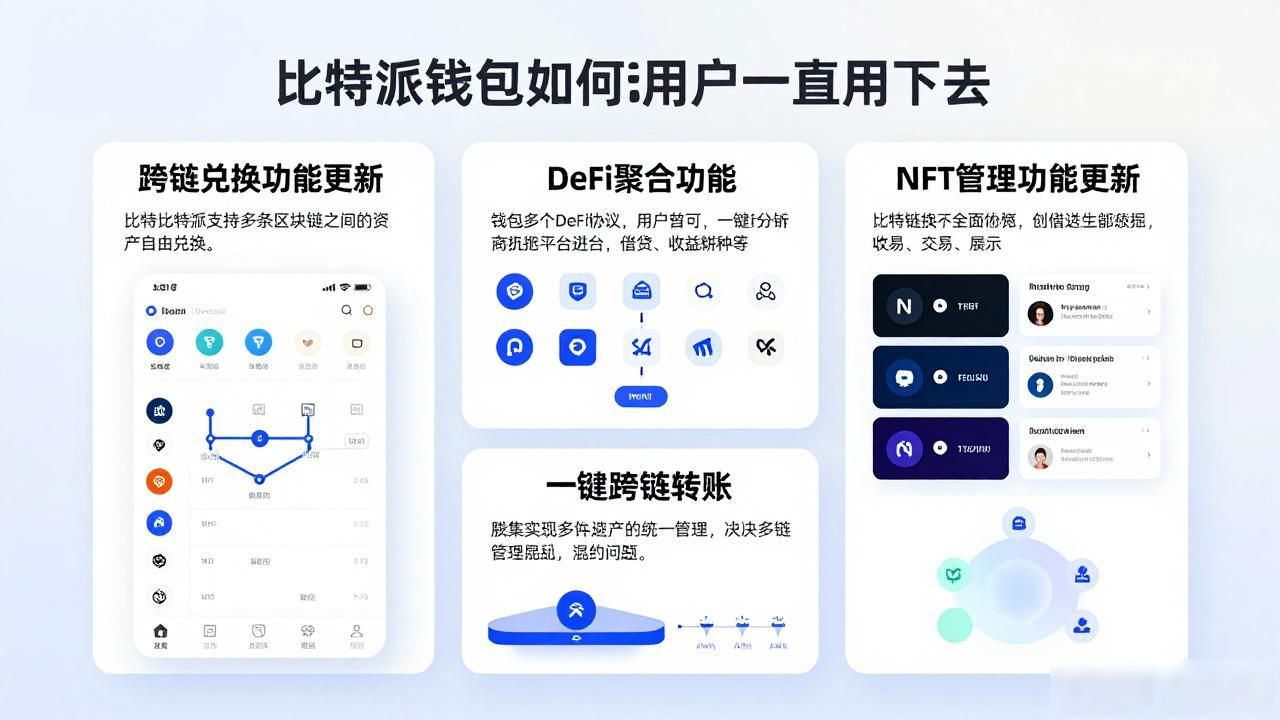 比特派钱包如何让用户一直用下去