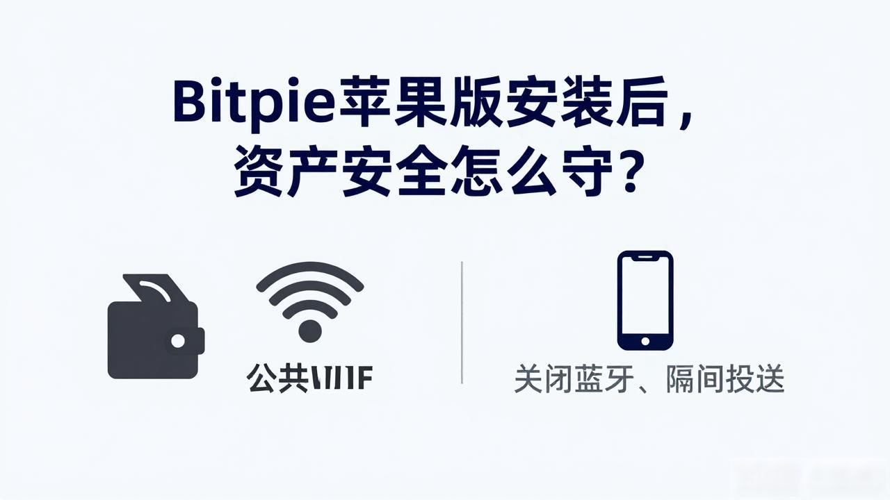 Bitpie苹果版安装后，资产安全怎么守？