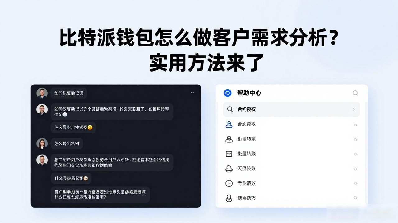 比特派钱包怎么做客户需求分析？实用方法来了