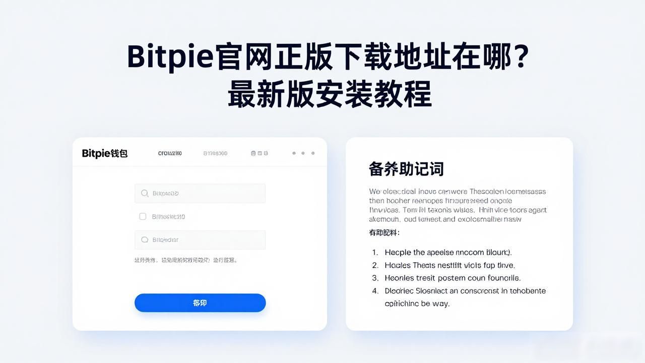 Bitpie官网正版下载地址在哪？最新版安装教程