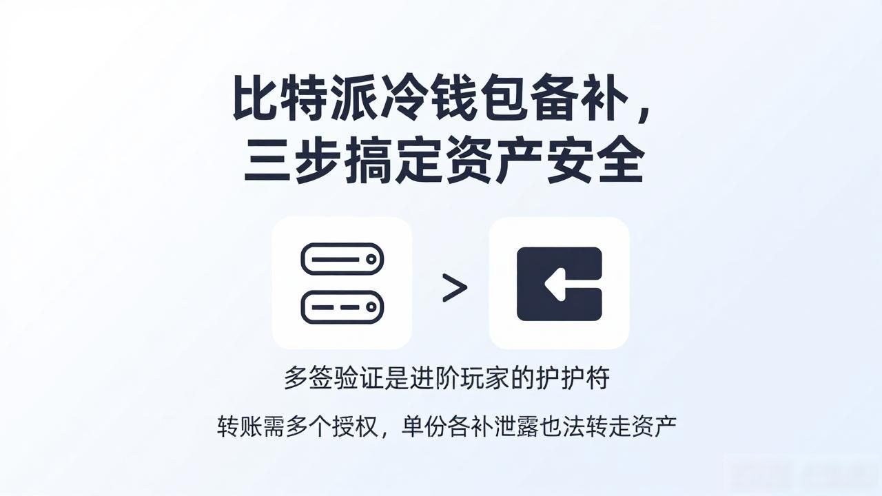 比特派冷钱包备份，三步搞定资产安全